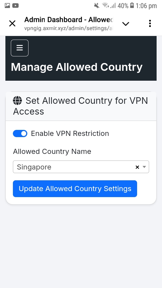 এডমিন প্যানেল স্ক্রিনশট ৫